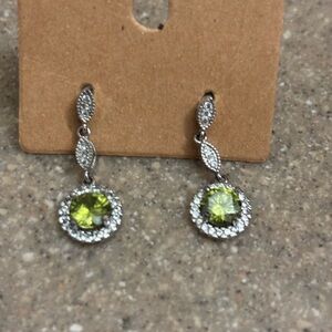 Peridot  Drop Earrings